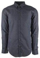 Hugo Boss Men's Big & Tall Robbie Long Sleeve Button Down Shirt 2XL Dark Blue